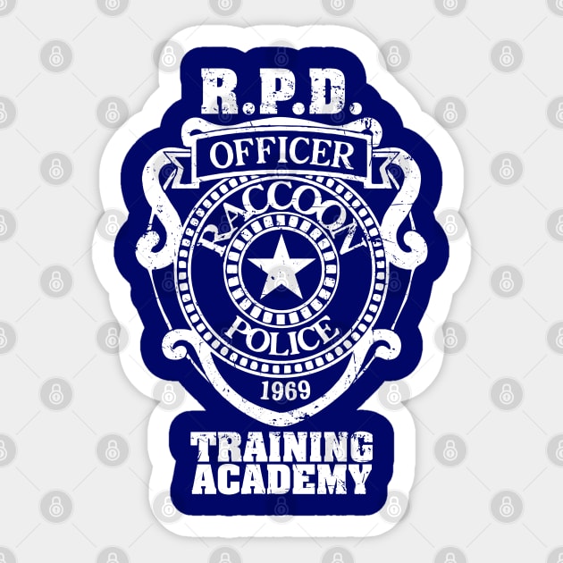 Raccoon Police Department Training Academy RPD T-Shirt Sticker by RevLevel